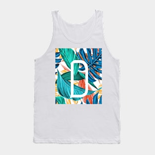 Tropical Alphabet “D” Tank Top